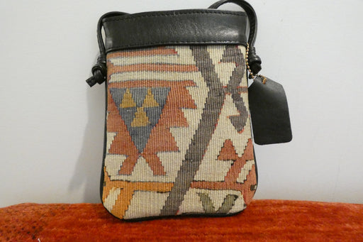 One-of-a-Kind Anatolian Kilim Mini Crossbody Bag "Timur"- Rugs Direct 
