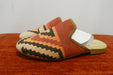 One-of-a-Kind Turkish Kilim Slip-On Shoes Size: 41  "Toprak"- Rugs direct 