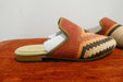 One-of-a-Kind Turkish Kilim Slip-On Shoes Size: 41  "Toprak"- Rugs direct 