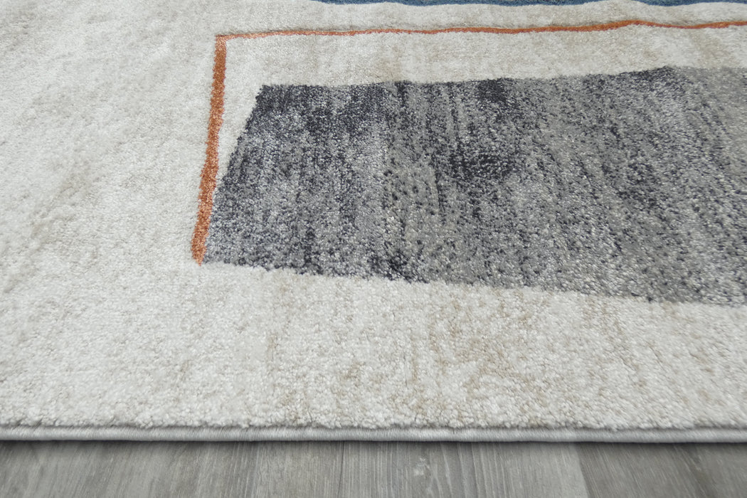 Abstract Balance Flowing Line Contemporary Aroha Rug - Rugs Direct