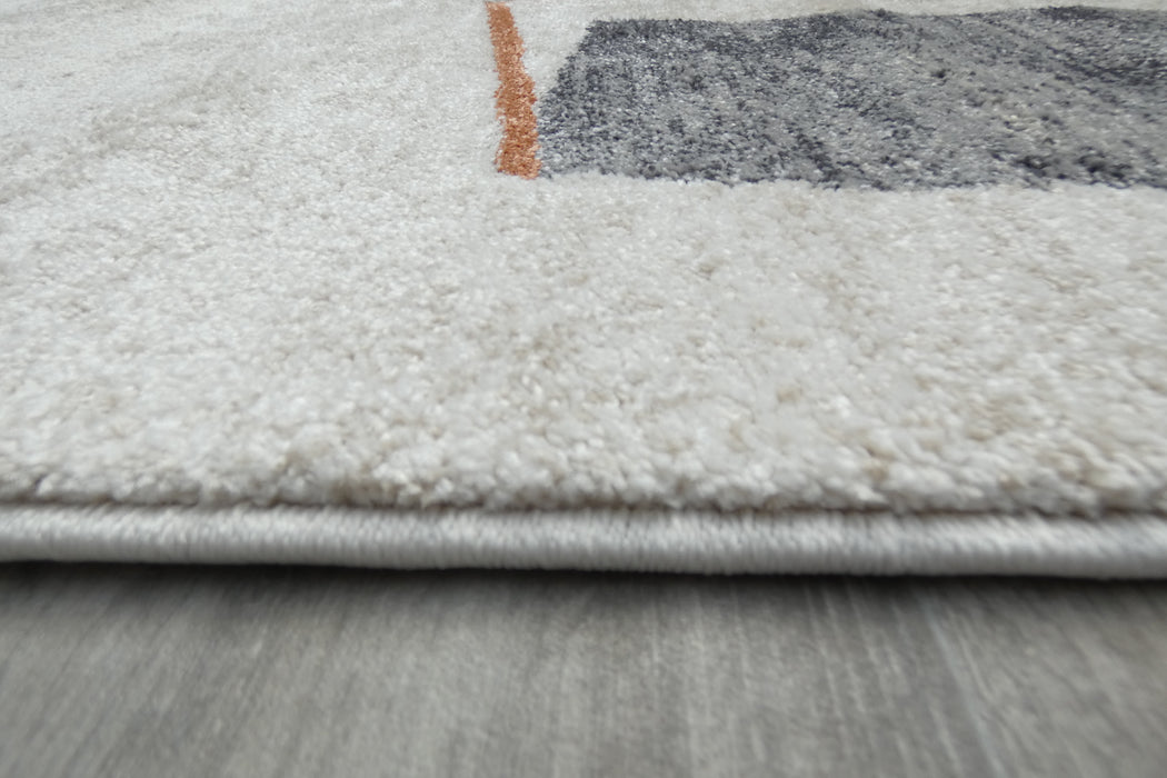 Abstract Balance Flowing Line Contemporary Aroha Rug - Rugs Direct