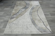 Contemporary Abstract Curved Waves Aroha Rug- RUGS DIRECT 