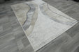 Contemporary Abstract Curved Waves Aroha Rug- RUGS DIRECT 