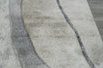 Contemporary Abstract Curved Waves Aroha Rug- RUGS DIRECT 