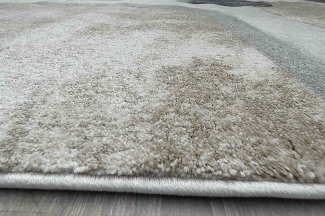 Contemporary Abstract Organic Pebble Aroha Rug- Rugs Direct 
