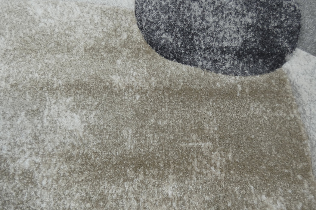 Contemporary Abstract Organic Pebble Aroha Rug- Rugs Direct 
