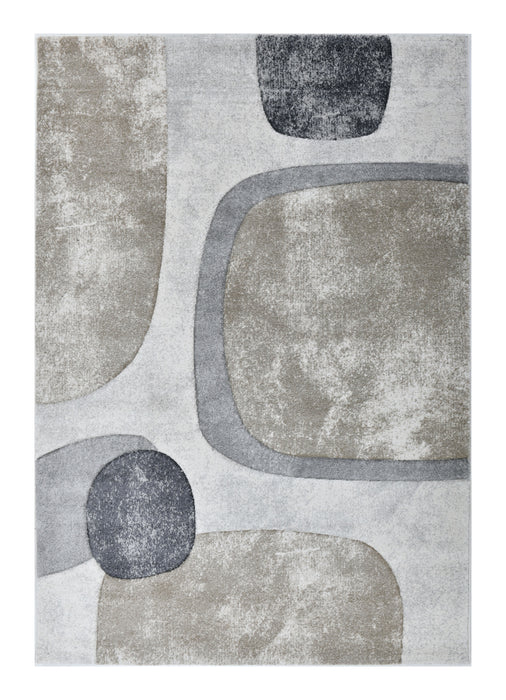 Contemporary Abstract Organic Pebble Aroha Rug