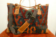 One-of-a-Kind Anatolian Kilim Leather Travel Bag "Zozan"- Rugs Direct 