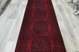 Shop authentic Afghan Bokhara hand-knotted wool hallway runners at Rugs Direct NZ. Traditional red Turkman Gul designs, handmade in Afghanistan. Rugs Direct NZ