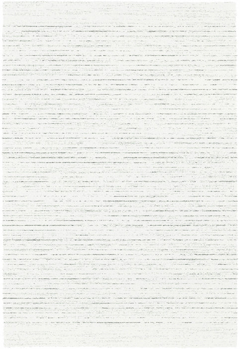 Thick Modern White  Abrash Design Rug Size: 133 x 195cm