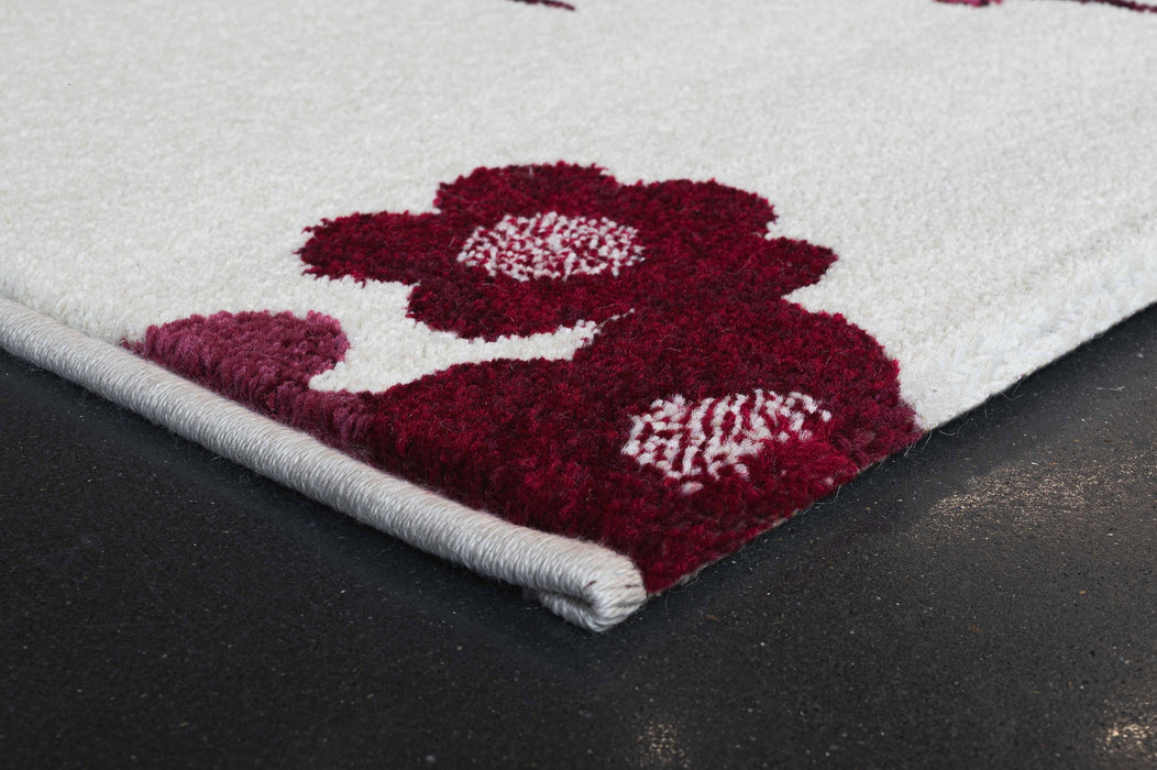 Gorgeous Floral Design Infinity Rug - Rugs Direct
