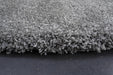 Twilight Silver Shaggy Round Rug - Rugs Direct