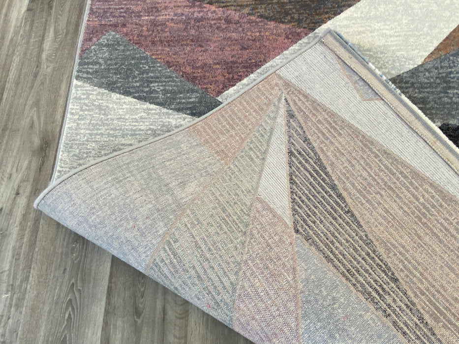 Multi Coloured Abstract Design Argentum Rug - Rugs Direct