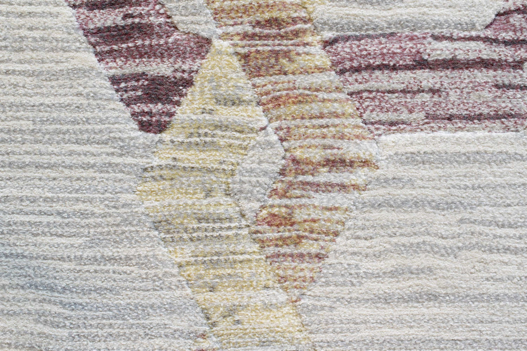 Multi Coloured Abstract Design Argentum Rug - Rugs Direct