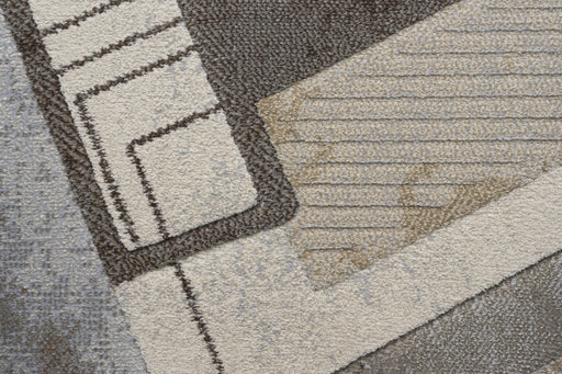 Geometric Design Argentum Rug - Rugs Direct