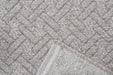 High Line Flatweave Pure Wool Grey Colour Rug - Rugs Direct