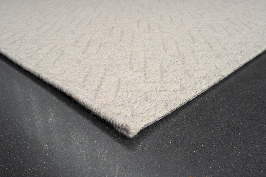 High Line Flatweave Pure Wool Beige color Rug - Rugs Direct