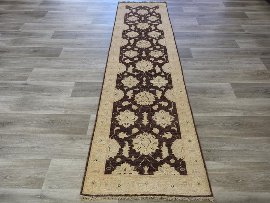 Afghan Hand Knotted Choubi Runner Size: 80 x 299cm - Rugs Direct