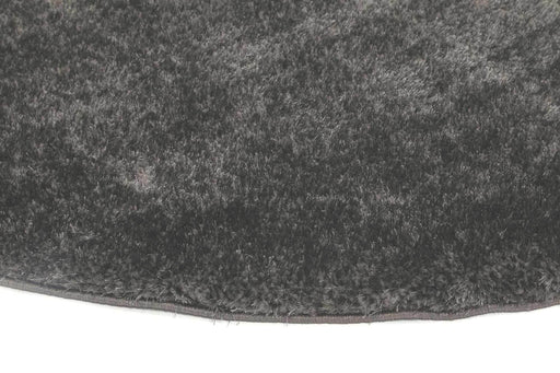 Dream Shaggy Anthracite Colour Turkish Round Rug - Rugs Direct