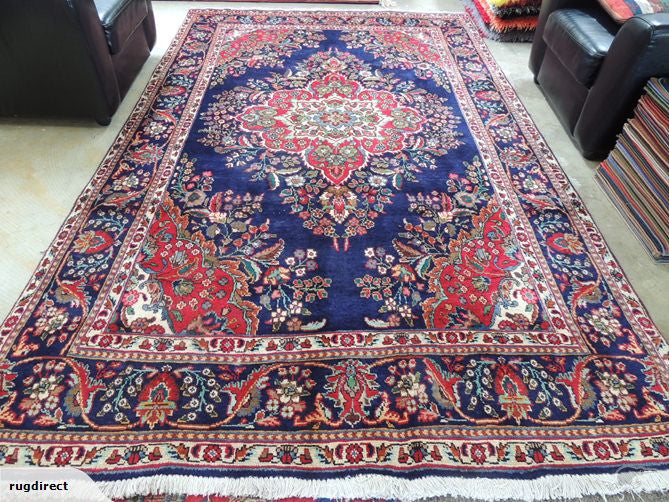 PERSIAN HAND MADE TABRIZ RUG SIZE: 303 x 188cm-Persian Rug-Rugs Direct