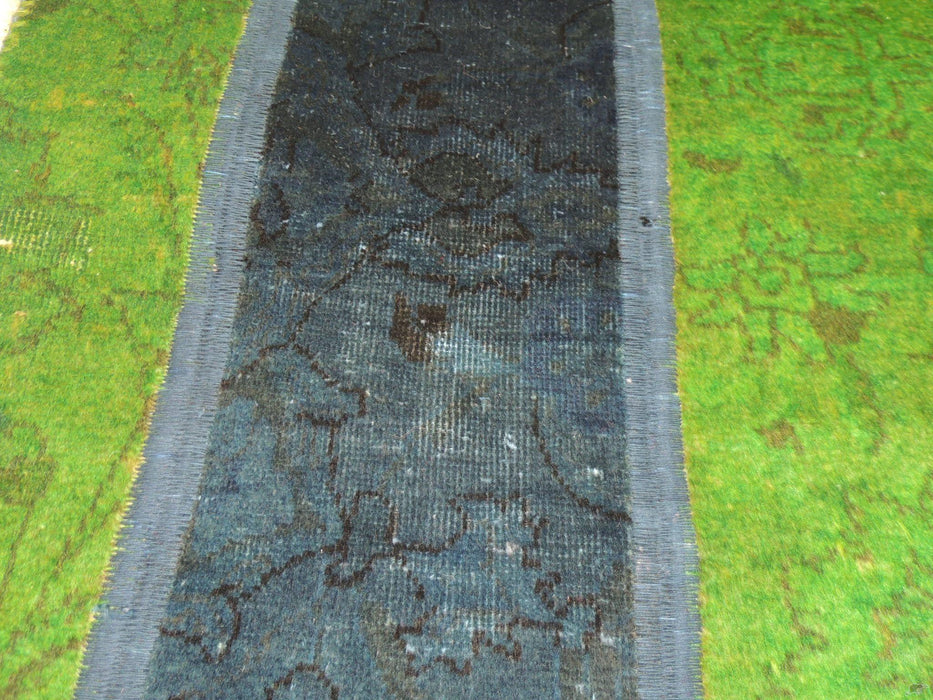 Overdyed Vintage Patchwork Rug Size: 241 x 170cm-Patchwork Rug-Rugs Direct