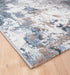 Blue Abstract Design Argentum Rug - Rugs Direct