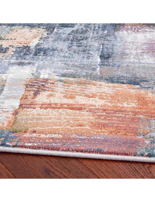 Funky Brush Stroke Design Argentum Rug — Rugs Direct