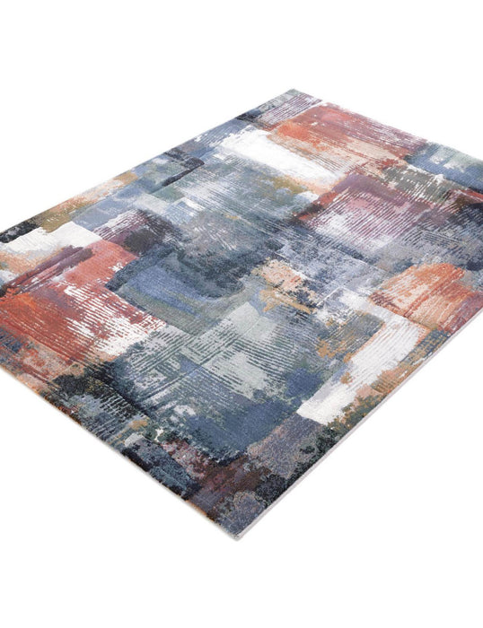 Funky Brush Stroke Design Argentum Rug — Rugs Direct