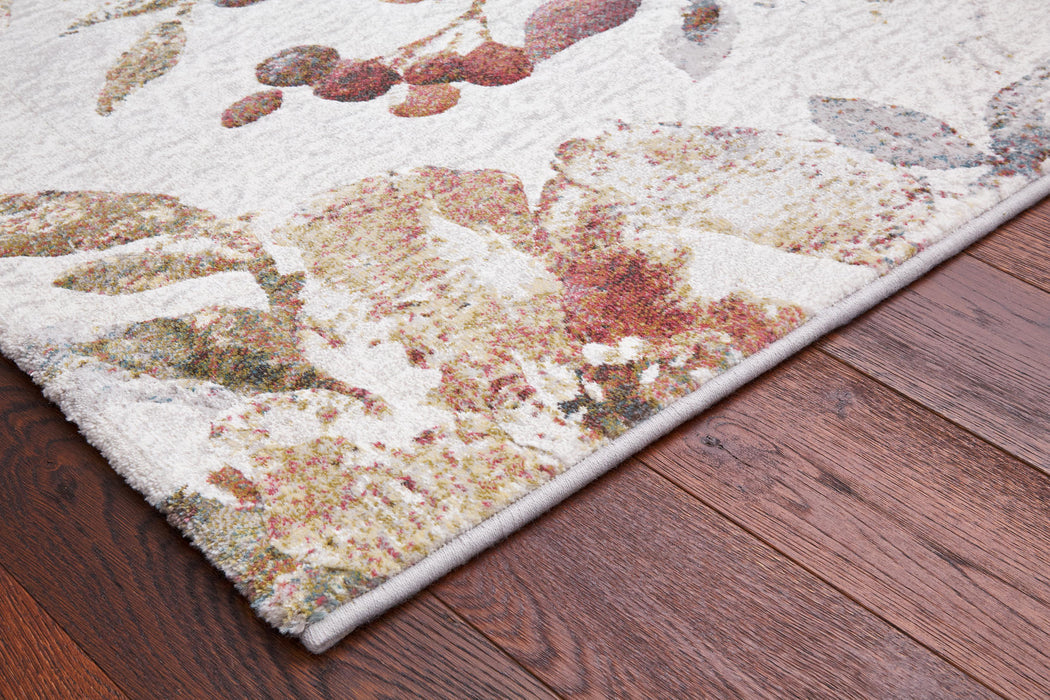 Botanical Paradise Design Argentum Rug - Rugs Direct