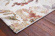 Botanical Paradise Design Argentum Rug - Rugs Direct