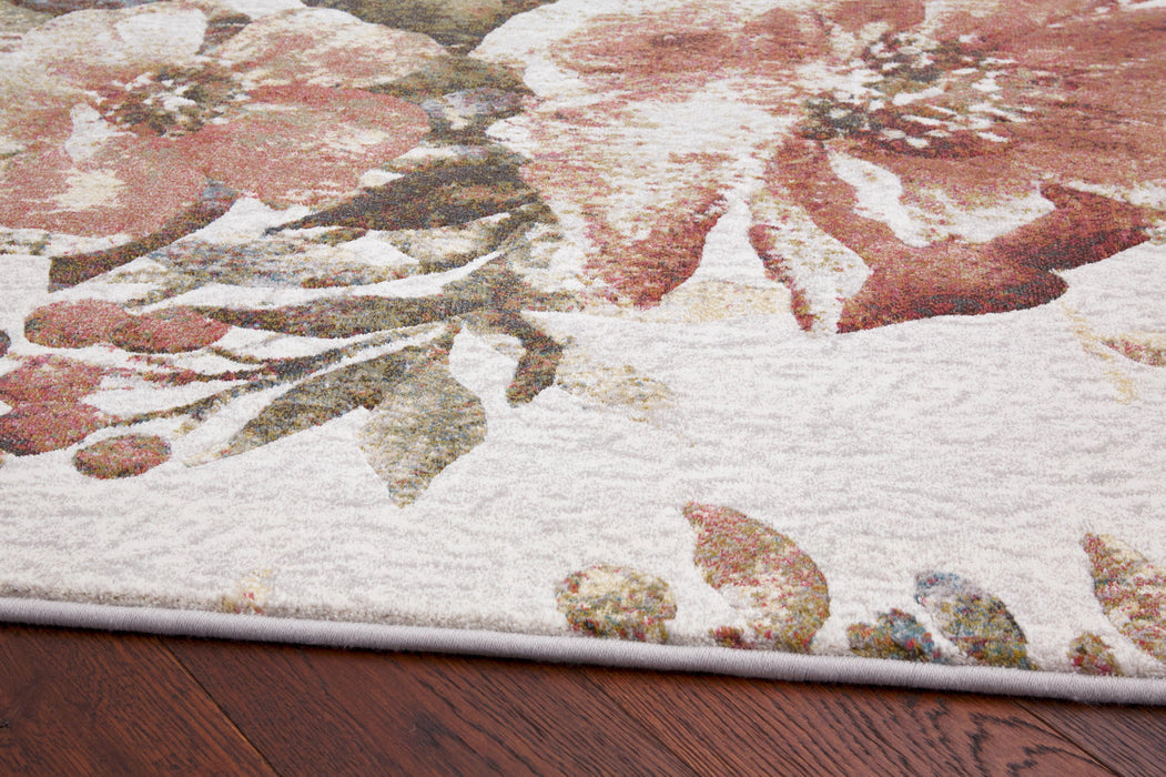 Botanical Paradise Design Argentum Rug - Rugs Direct