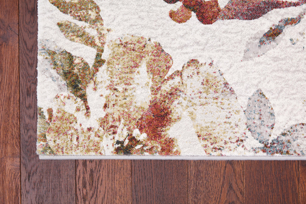 Botanical Paradise Design Argentum Rug - Rugs Direct