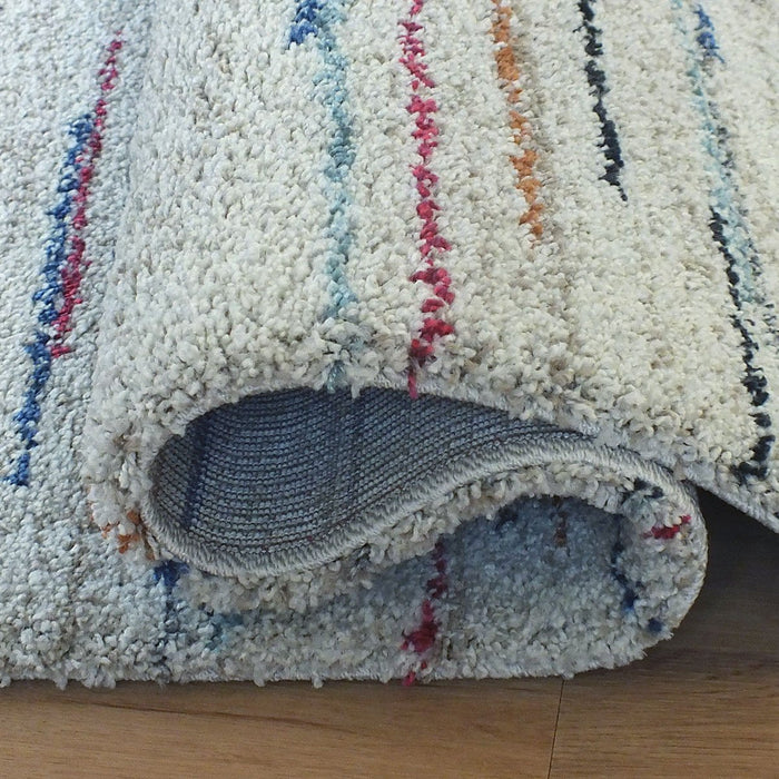 Thick Modern Multi Colour Shaggy Rug-Modern Rug-Rugs Direct