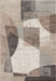Geometric Design Egyptian Rug in Earth Tone Smoggy Colour Pallet - Rugs Direct