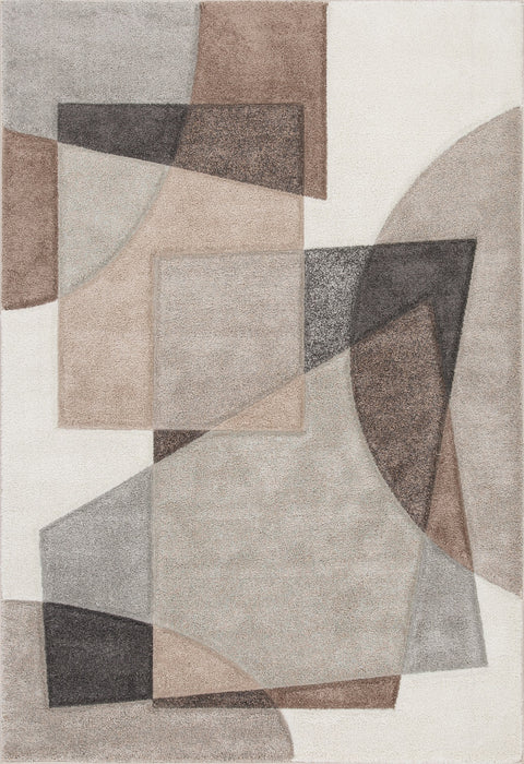 Geometric Design Egyptian Rug In a Fresh Earth Tone Colour Palette - Rugs Direct