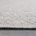 High Line Flatweave Pure Wool Grey Colour Rug - Rugs Direct