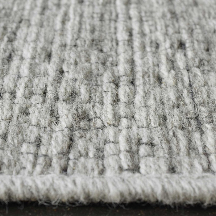 High Line Modern Wool Rugs in Light Grey 99633 3013