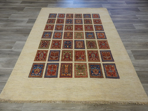 Afghan Hand Knotted Choubi Rug Size: 236 x 171cm-Afghan Rug-Rugs Direct