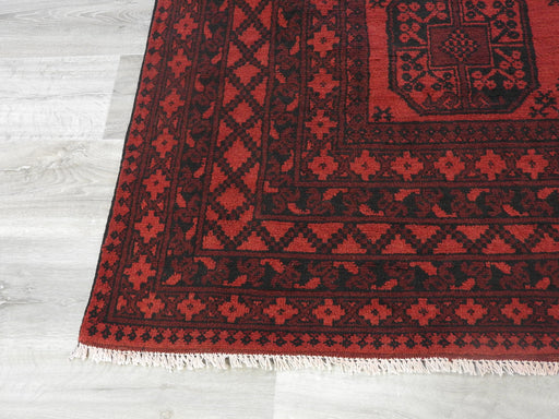 Afghan Hand Knotted Turkman Rug Size: 286cm x 194cm-Afghan Rug-Rugs Direct