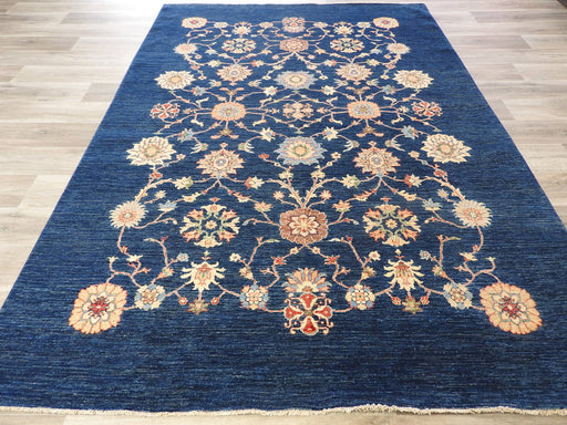 Afghan Hand Knotted Choubi Rug Size: 204 x 295cm-Afghan Rug-Rugs Direct
