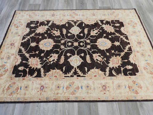 Afghan Hand Knotted Choubi Rug Size: 147 x 200cm-Afghan Rug-Rugs Direct