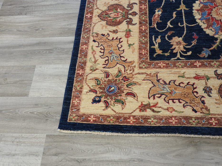Afghan Hand Knotted Choubi Rug Size: 172 x 246cm-Afghan Rug-Rugs Direct