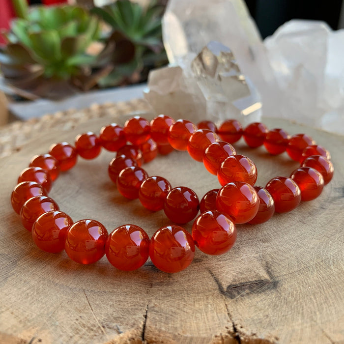 Carnelian Bead Stone Bracelet - Rugs Direct