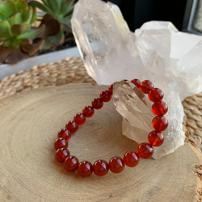 Carnelian Bead Stone Bracelet - Rugs Direct