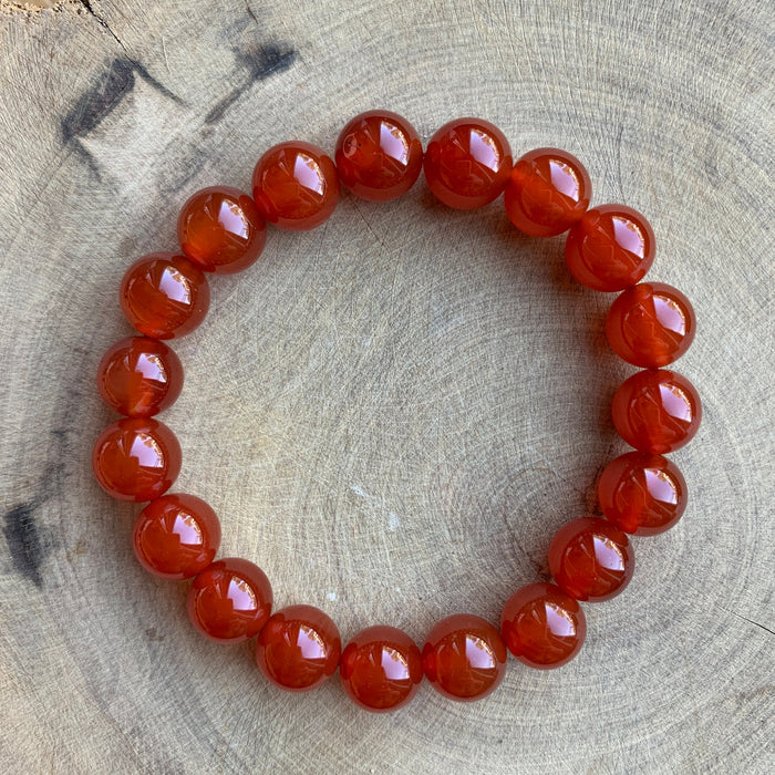 Carnelian Bead Stone Bracelet - Rugs Direct