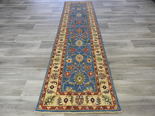 Afghan Hand Knotted Choubi Runner Size: 81 x 311cm-Afghan Rug-Rugs Direct