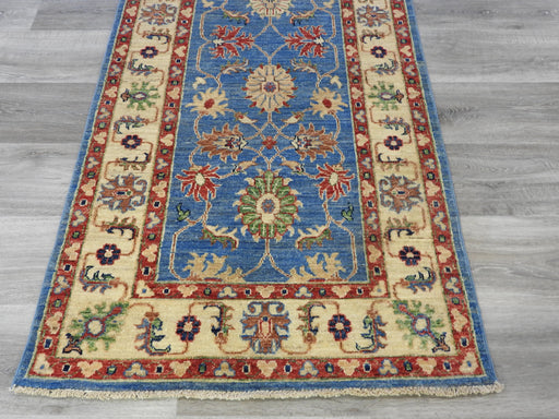 Afghan Hand Knotted Choubi Runner Size: 81 x 311cm-Afghan Rug-Rugs Direct