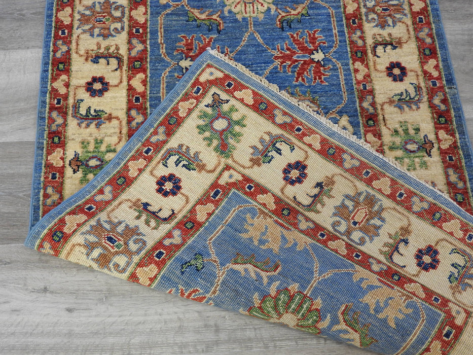 Afghan Hand Knotted Choubi Runner Size: 81 x 311cm-Afghan Rug-Rugs Direct