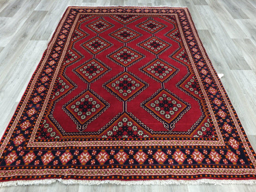 Bright Persian Handmade Babak Town Rug Size: 160 x 243cm-Persian Rug-Rugs Direct