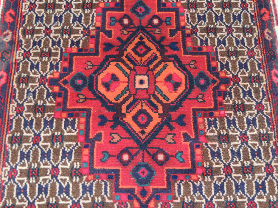 Persian Hand Made Koliai Runner Size: 104 x 304cm-Unclassified-Rugs Direct